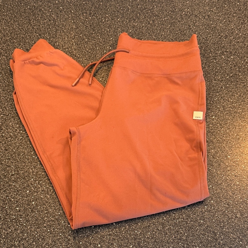 Vuori Rust Orange Track Pants